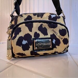 Betsey Johnson Yellow and Black Crossbody Bag